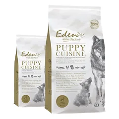 Eden Puppy Cuisine Dydis S - maistas mažų veislių šuniukams ir jauniems šunims, lašiša, paukštiena, žuvis