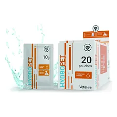 Hydro Pet rhidraciniai milteliai šunims ir katėms 10g x 20