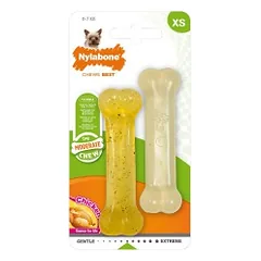 Nylabone Moderate Twin kramtymo kauliukas su vištienos skoniu šunims
