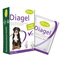 Mervue Diagel papildas nuo viduriavimo didelių veislių šunims, 20 g, 1 vnt. nuotrauka