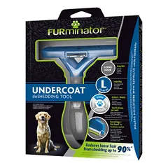 FURminator deShedding šukos ilgaplaukiams šunims L