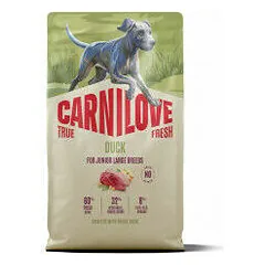 Carnilove Dog True Fresh Large Breeds Junior su antiena, sausas maistas šunims 4 kg — 3 nuotrauka