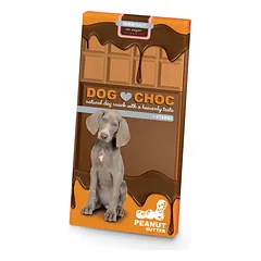 Šokoladas šunims „DOG CHOC“ su riešutų sviestu 100g