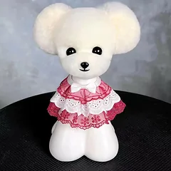 Mr. Jiang stovinčios ausys Teddy galvos plaukai - keičiamas kailis Teddy kirpimo galvai, su stovinčiomis ausimis