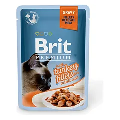 Brit Premium Delicate konservai katėms Turkey in Gravy  24vnt. x 85g.