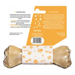 Lovi Food Digest Chewing - kramtomas kaulas šunims, virškinimui, Bone / L — 2 nuotrauka