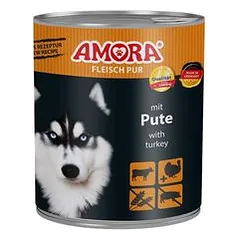 AMORA Dog Pur 6 x 800 g drėgnas maistas šunims — 5 nuotrauka