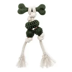 ECOMFY ŽAISLAS ŠUNIMS, KAULAS ECO OLIVE, 20CM