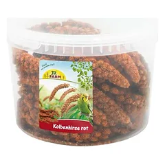 JR Farm Kolbenhirse rot im Eimer 500 g