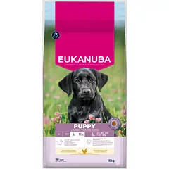 Eukanuba Life Care Large Puppy sausas maistas didelių veislių šuniukams su vištiena, 15 kg
