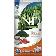 FARMINA N&D Spirulina Adult Medium&Maxi Herring & Wolfberry 7 kg