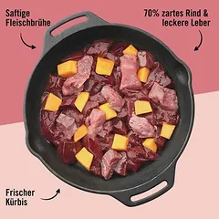 Dogs'n Tiger Schlemmermenü drėgnas maistas katėms 6 x 200 g — 5 nuotrauka
