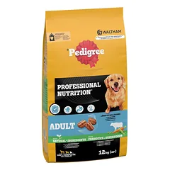 PEDIGREE Professional Nutrition Adult su Jautiena ir Daržovėmis 12 kg didelių ir vidutinių veislių šunims