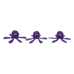 Flamingo žaislas šunims Franne, aštuonkojis emoji, violetinės spalvos