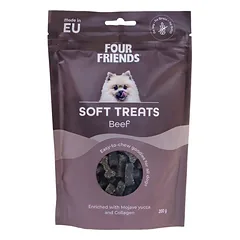 FourFriends minkšti skanėstai su jautiena, 200 g