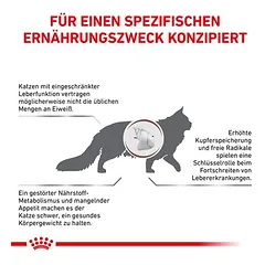 Royal Canin Veterinary Feline Hepatic sausas maistas katėms — 3 nuotrauka