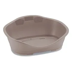 StefanPlast Sleeper 1 guolis šunims ir katėms su paaukštintais kraštais, šviesiai pilkai rudas, 56.5x42x24.2 cm