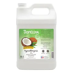 TropiClean Gentle Coconut Hypoallergenic hipoalerginis šampūnas šuniukams ir kačiukams