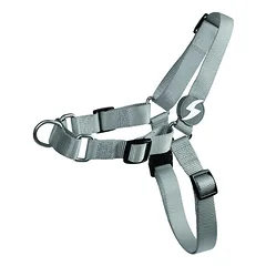 Dashi Solid Front Harness Grey - Norvegiško stiliaus pakinktai šunims, neleidžiantys traukti