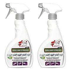 Schopf Riders Shine Brillant Striegel – blizgesio purškiklis kailiui, karčiams, uodegai, Ekonominė pakuotė: 6 x 500 ml — 3 nuotrauka