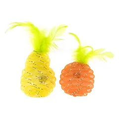TIAKI Katzenspielzeug-Set Birne & Orange