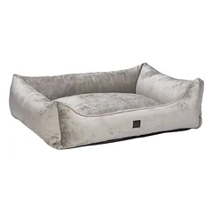 Designed by Lotte Orthopädisches Hundebett Soft Essence hellgrau