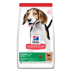 HILL'S SP Puppy medium lamb&rice sausas maistas vidutinių veislių jauniems šuniukams su ėriena, 14 kg 