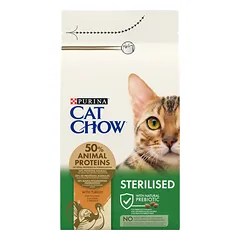 PURINA Cat Chow sterilizuotas maistas su kalakutiena 1,5kg
