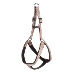 Flamingo petnešos šunims Step & Go Abbi, taupe spalvos, XS — 2 nuotrauka