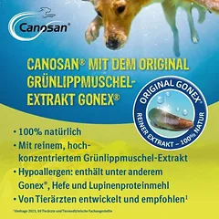 Canosan® kramtomosios tabletės, papildas, 30 kramtomųjų tablečių — 3 nuotrauka