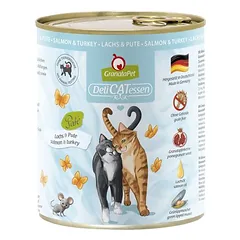 GranataPet DeliCatessen bandomasis rinkinys, drėgnas maistas katėms 6 x 800 g — 4 nuotrauka