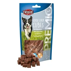 TRIXIE PREMIO skanėstai šunims žąsies kepenų kubeliai 4×100 g