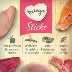 Feringa Sticks su kalakutiena ir ėriena, skanėstai katėms — 4 nuotrauka
