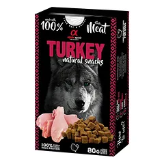 ALPHA SPIRIT NATURAL DOG skanėstai šunims su kalakutiena 80g