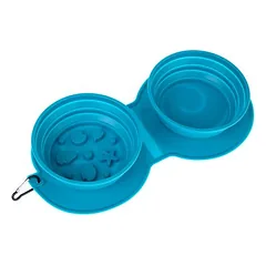 TIAKI Doppel Silikon Reisenapf Sea Shell 