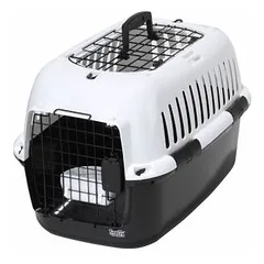Europet Bernina transportavimo narvas TFD katėms ir mažiems šunims, juodas, 57x38x38 cm