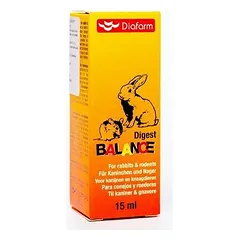 Diafarm Digest Balance papildas triušiams ir graužikams virškinimo funkcijai atstatyti, 15 ml