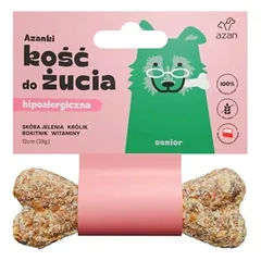 AZANKI Elnio odos kaulas vyresniajam šuniui Senior 12cm