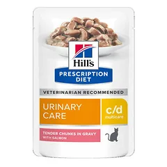 Hills Prescription Diet Cat C/D Urinary Care with Salmon 12x85 g