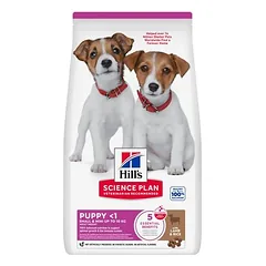 Hill`s Science Plan Puppy Small & Mini Lamm & Reis nuotrauka