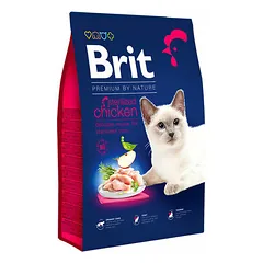 Brit Premium by Nature Cat Sterilized sausas pašaras katėms 0,3 kg (galiojimas iki 2026.11.19) — 1 nuotrauka
