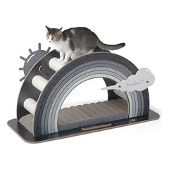 Canadian Cat Company dizaino draskyklė katėms Rainbow, pilka — 3 nuotrauka
