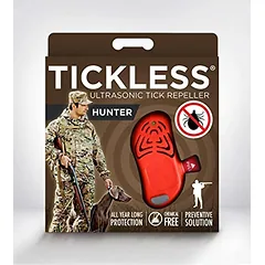 TickLess Hunter ultragarsinis pakabukas nuo erkių ir blusų, oranžinis