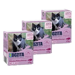 BOZITA Cat Krevetės Padaže 3x370g
