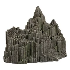 Aqua Della Aquariendekoration Lava Crack Felsen grau