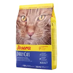 Josera DailyCat begrūdės sausas kačių pašaras su paukštiena ir kepenėlėmis, 400 g