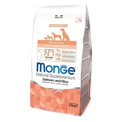 Monge puppy sausas pašaras (lašiša ir ryžiai) 12kg