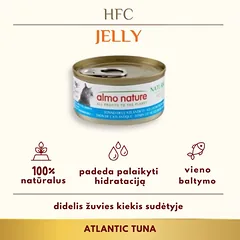 Almo Nature HFC Atlantic Tuna konservai katėms su atlanto vandenyno tunu, 70 g — 2 nuotrauka