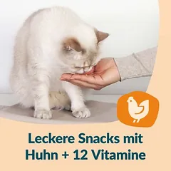 GimCat Nutri Vitamin Bites su višta, skanėstai katėms — 4 nuotrauka