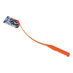 TENISO KAMUOLIUKAS MĖTYTI ANT KOTO, MĖLYNAS/ORANŽINIS 63cm — 2 nuotrauka